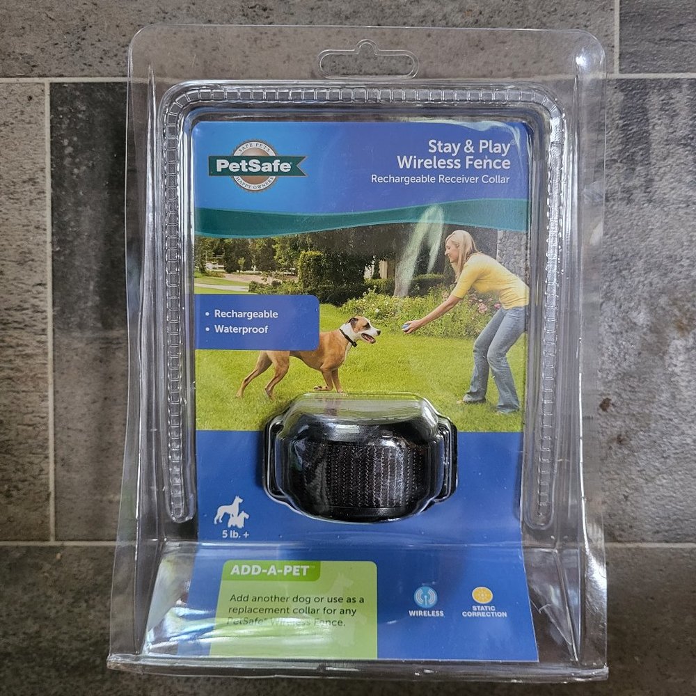 PetSafe Stay & Play  Wireless Pet Fence Rechargeable Receiver Collar NEW
